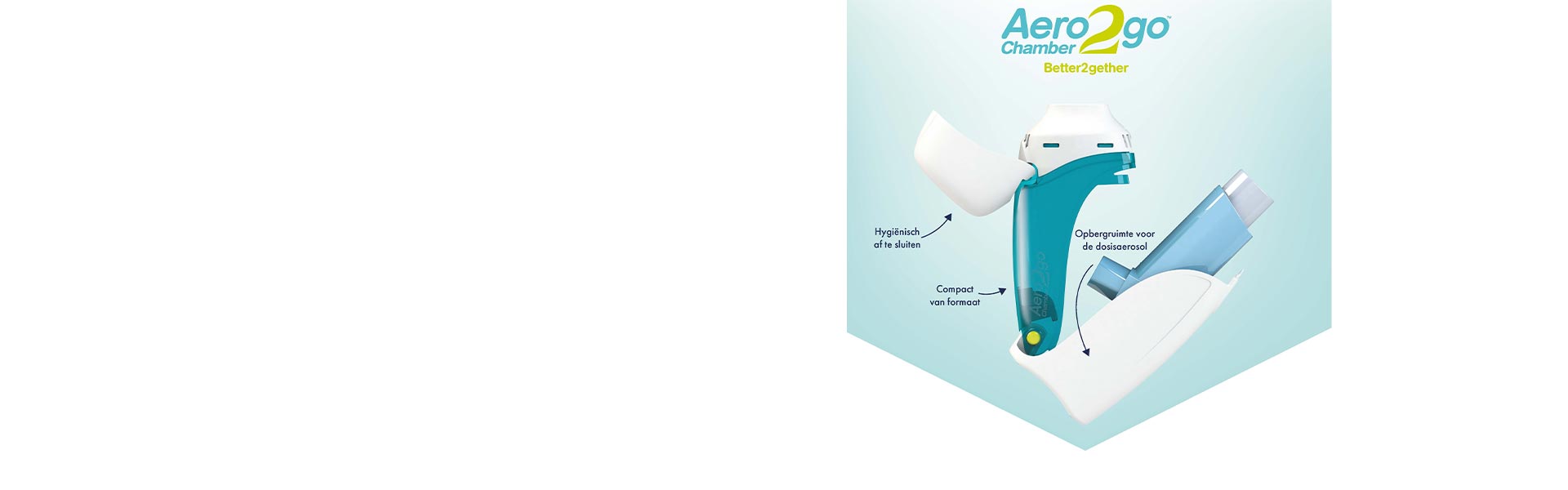 AeroChamber2go™ voor gebruik onderweg